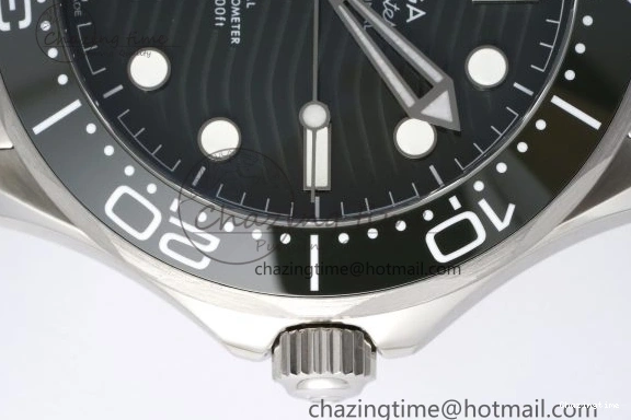 0406 Seamaster Diver 300M ZF 1:1 Best Edition Green Ceramic Green Dial on SS Bracelet A BestValue 7825